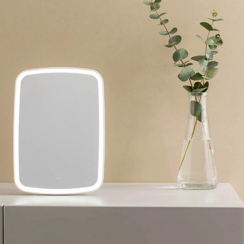 Xiaomi Mijia зеркало для макияжа Светодиодная лампа портативное складное дома и