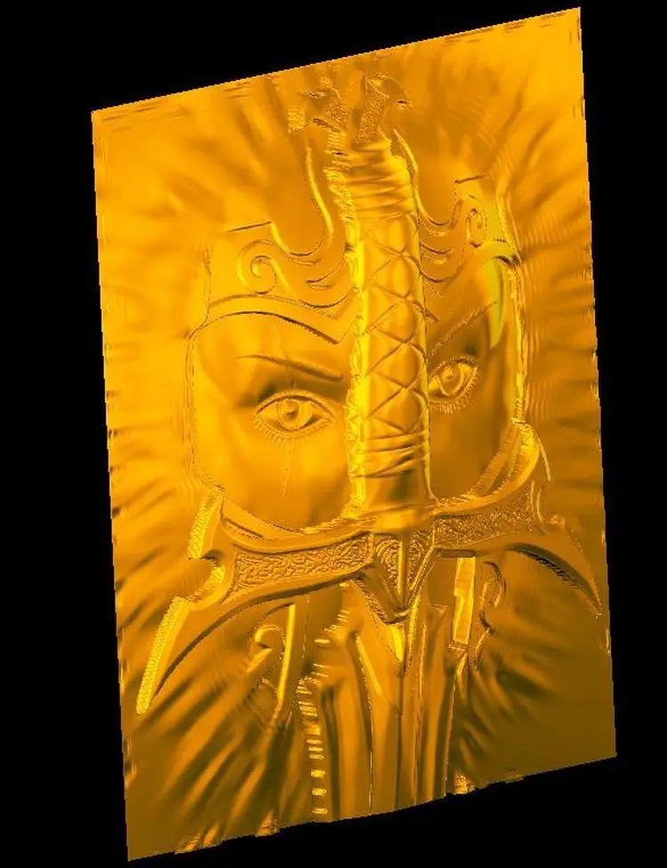 3d модель рельef для ЧПУ в формате STL mask_sмеч | Инструменты