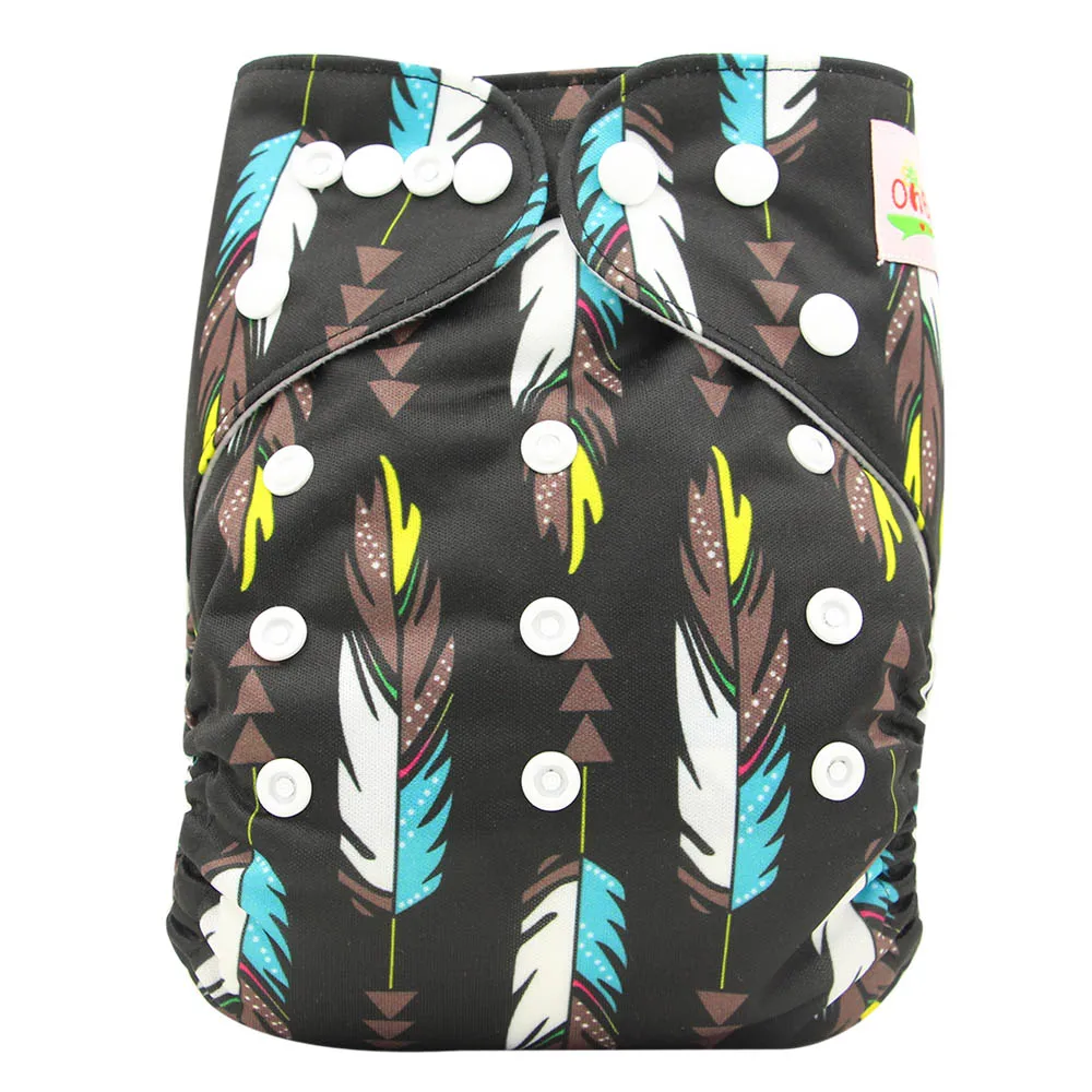 Детские подгузники с принтом единорога пеленки унисекс многоразовые Ohbabyka