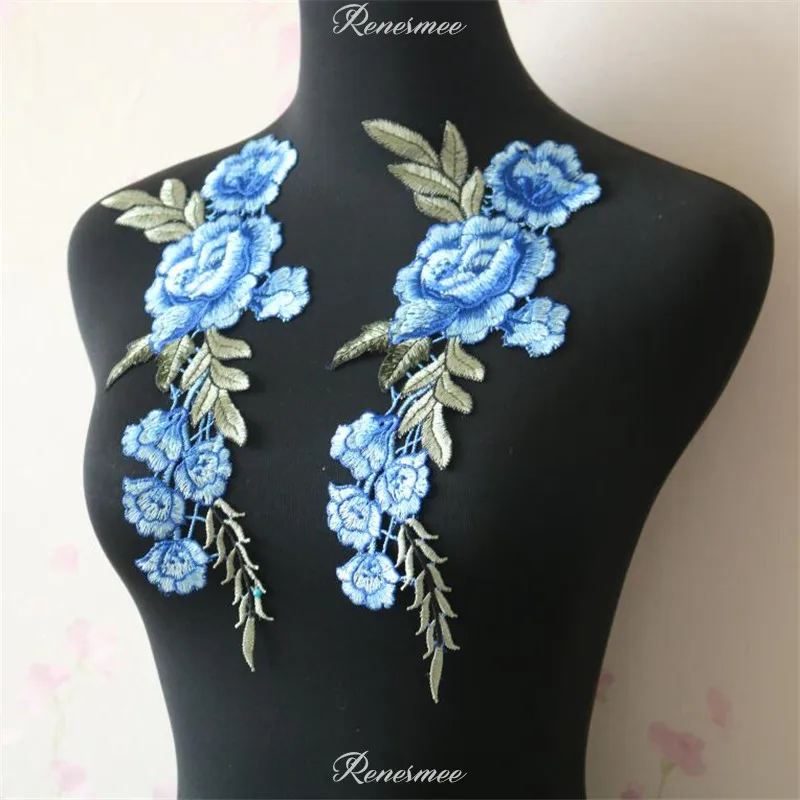 5 шт. сапфир Винтаж Пшеница шипы Мода Универсальный полиэстер вышивка кружева