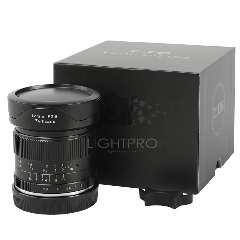 

7artisans 12mm f2.8 Ultra Wide Angle Lens for Sony E-mount APS-C Mirrorless Cameras A6500 A6300 A7 Manual Focus Prime Fixed Lens