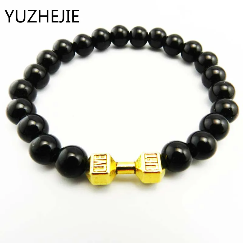 Новое поступление Металлическая Штанга ювелирные изделия для мужчин 8 мм черные