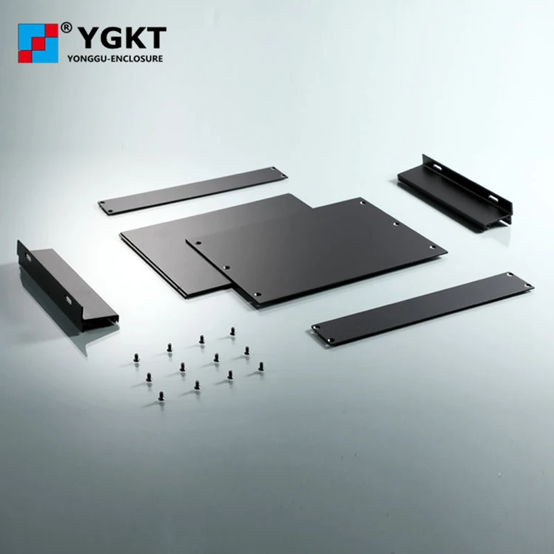 Черный алюминиевый электронный чехол для проектов сделай сам 229-35-150 мм |