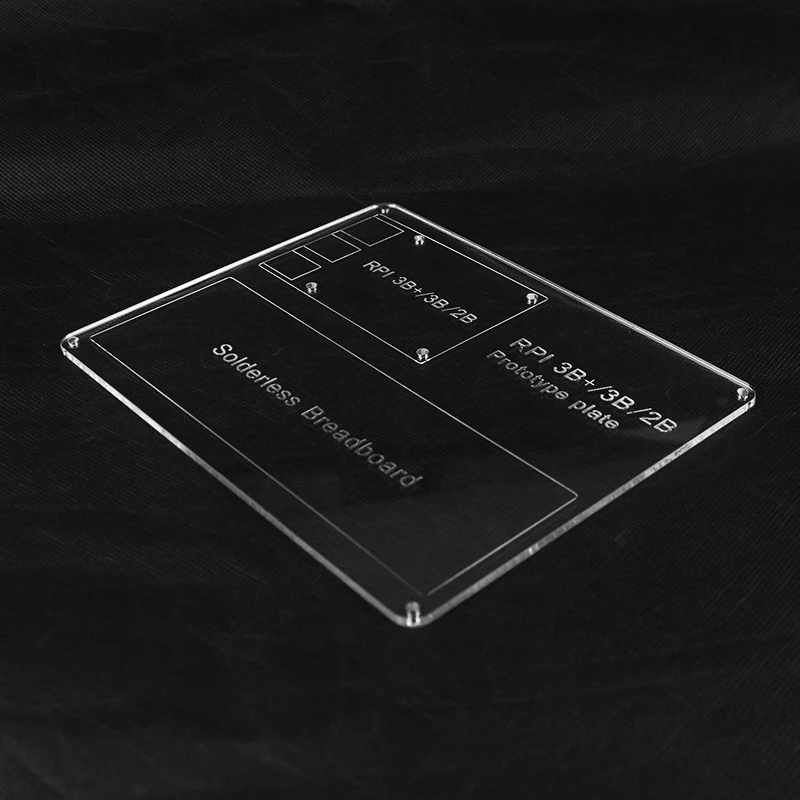 Акриловая Монтажная пластина Raspberry Pi 3B + ( B Plus) для самостоятельной сборки