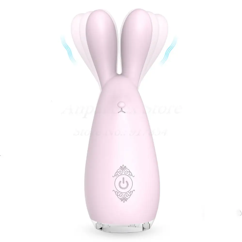 New 9 Speeds Rabbit Vibrator USB Charged LED Light Showed For Women Daul Motor Clitoral Nipple Clamps Sex Toys. | Красота и здоровье