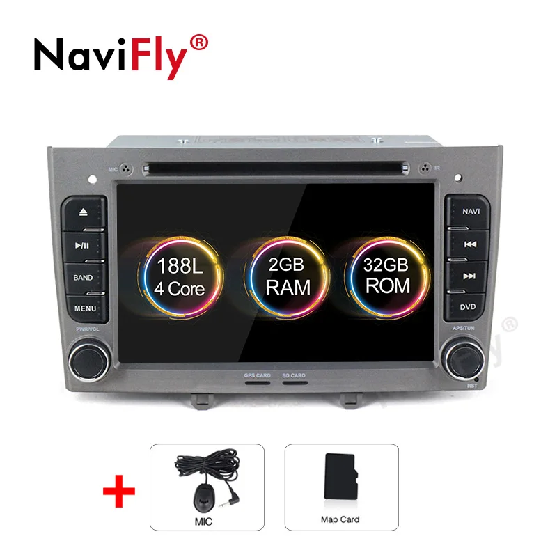 Car dvd G 2+ 32G Android 9,1 Автомобильный dvd Радио gps навигация для PEUGEOT 308 2007-2013408 2011- мультимедийный плеер wifi RDS - Цвет: Car dvd G