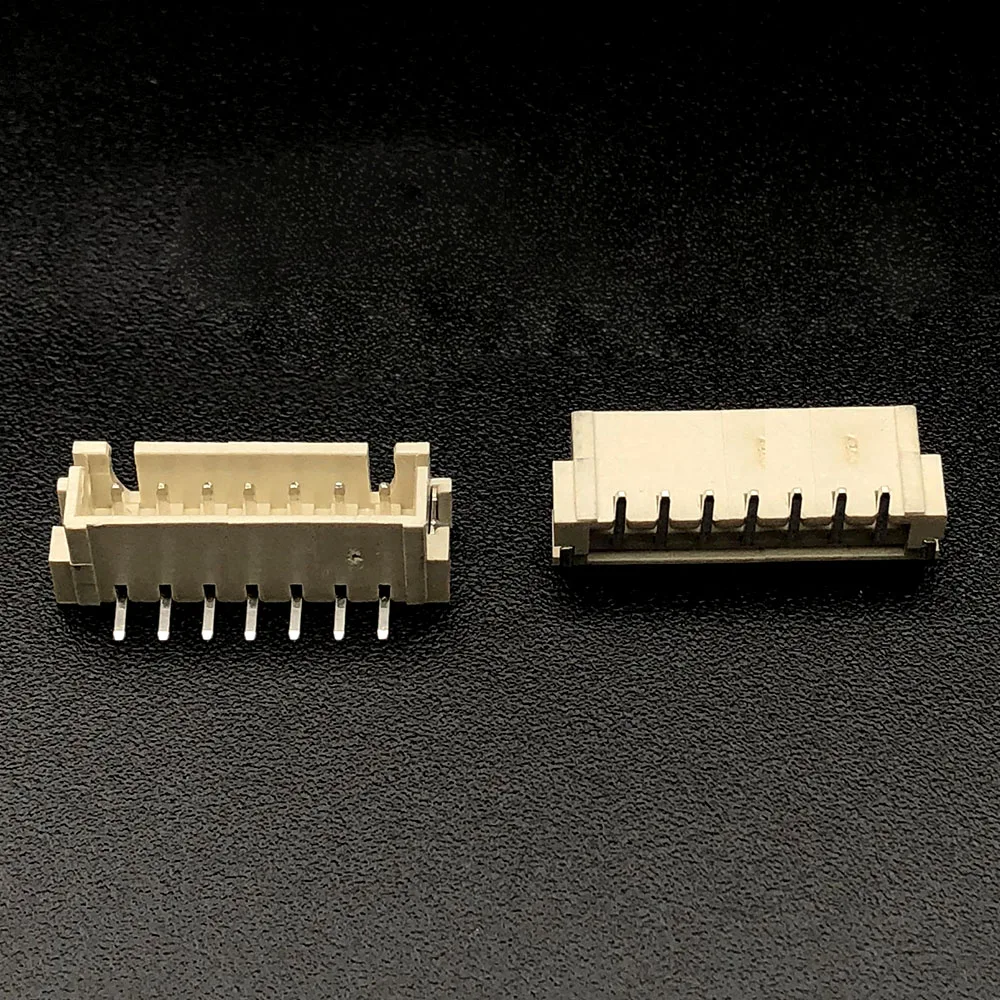 40 шт. XH 2 54 мм 7p 7pin шаг XH2.54 вертикальный SMD Мужской шлейф вафельный терминал для