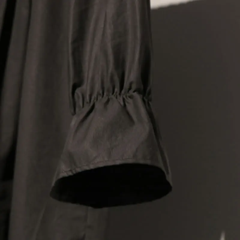 [XITAO] модное женское весеннее платье 2019 со стоячим воротником и длинным рукавом