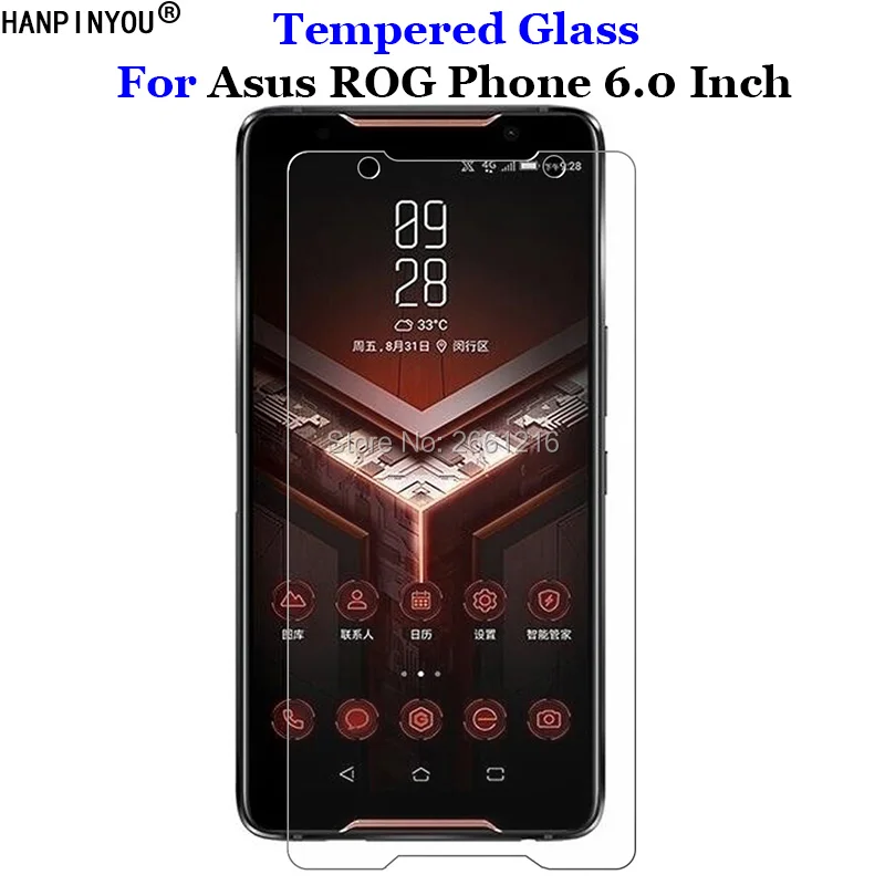 Закаленное стекло 9H 2.5D для Asus ROG Phone ZS600KL 6 0 дюйма Премиум Защитная пленка |