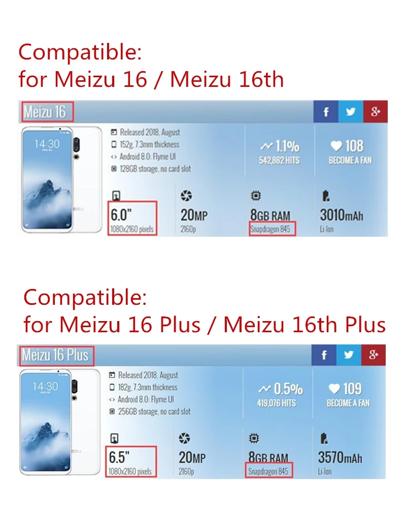 Для Meizu 16 /16 Plus 16+ Чехол Покрытие Жесткий Пластик Тонкий Телефон 16-й /16-й Защитная Оболочка Ударопрочная на.