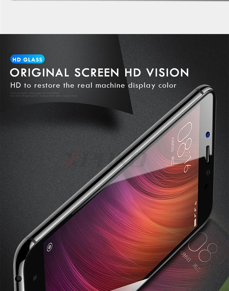 XPOKO 3 шт полное покрытие закаленное стекло для Xiaomi Redmi Note 4 4X глобальная версия Защита экрана для Redmi 4X Note 4 стеклянная пленка
