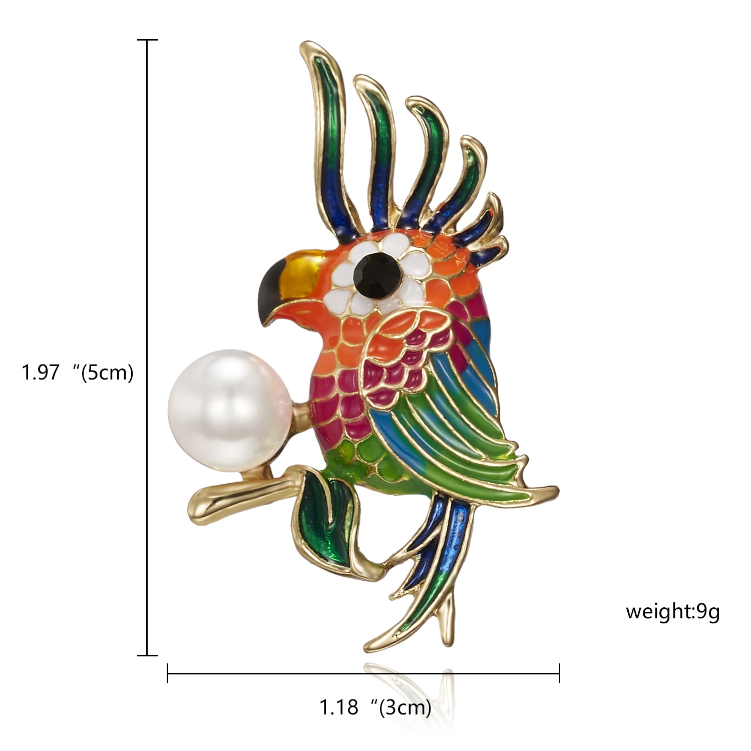 

Enamel Colorful Bird Brooches For Shirt Accessories Gold-color Women Kids Collar Lapel Pins Clips Toys Dress Broach Bjioux