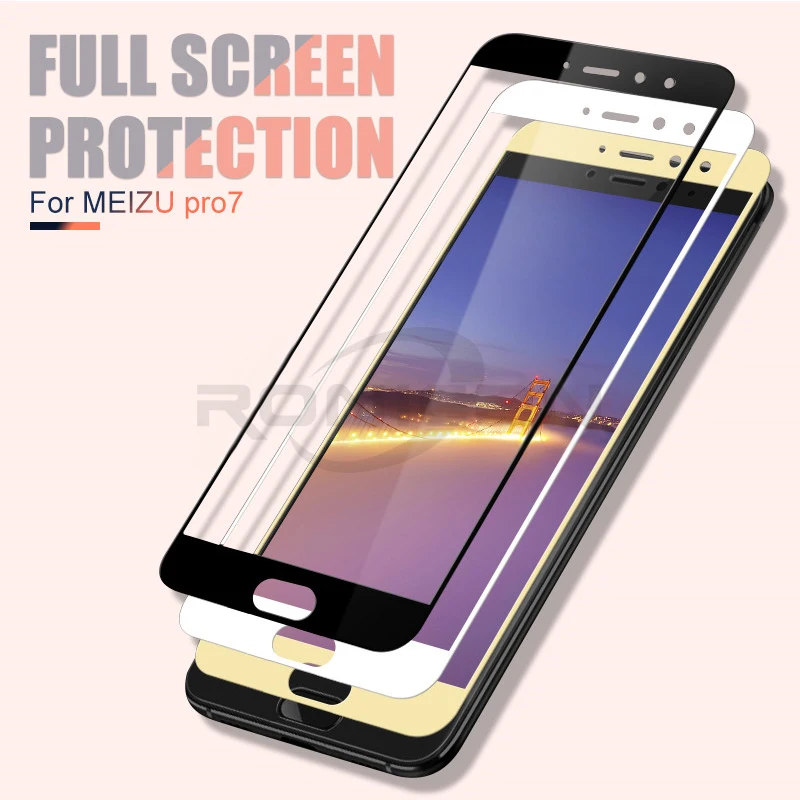 Закаленное стекло с полным покрытием для Meizu M3 M3E M3S Note M6 M5C M5S M5 MX6 защитная пленка Pro