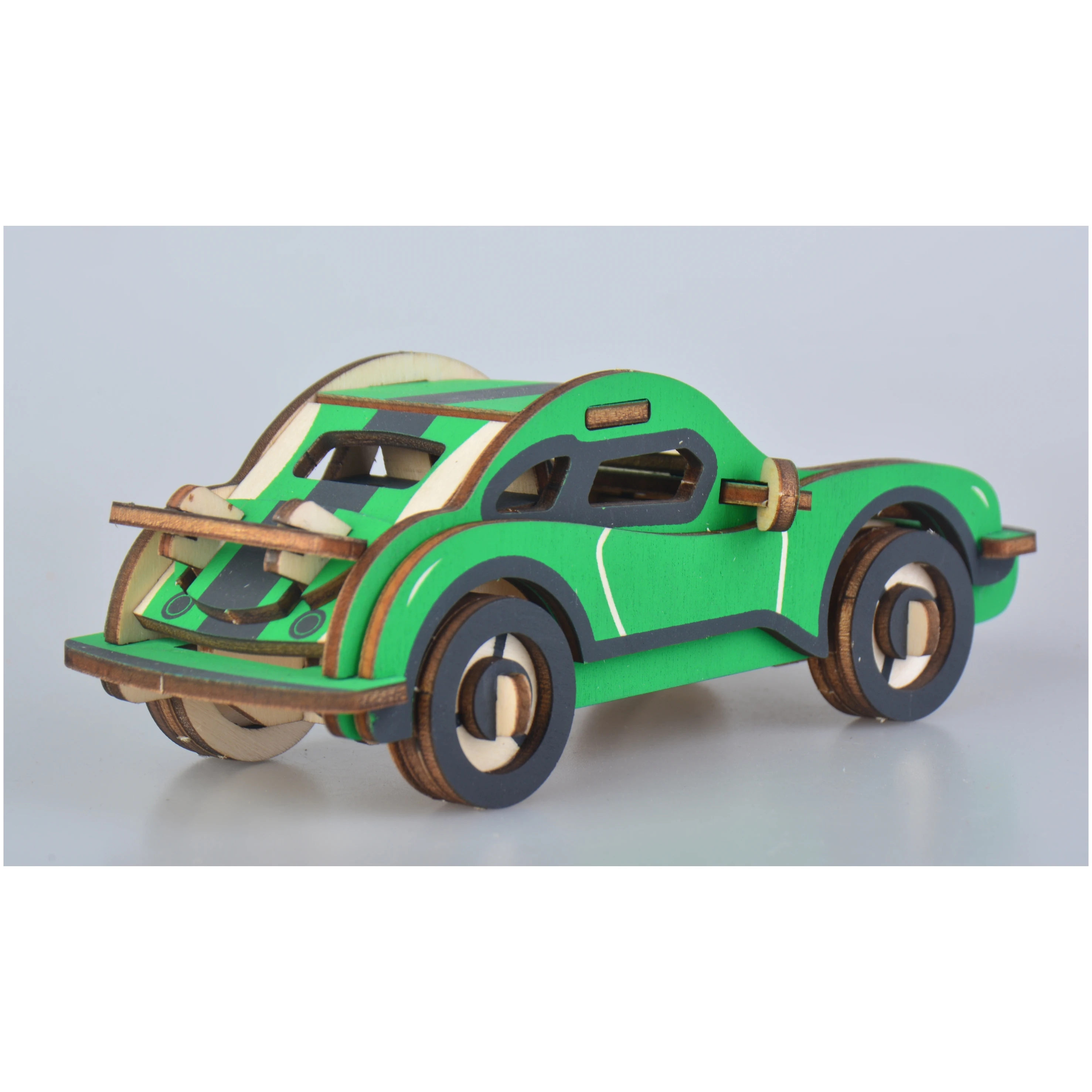 Деревянный ураган гоночный автомобиль Модель Строительный набор DIY 3D креативная