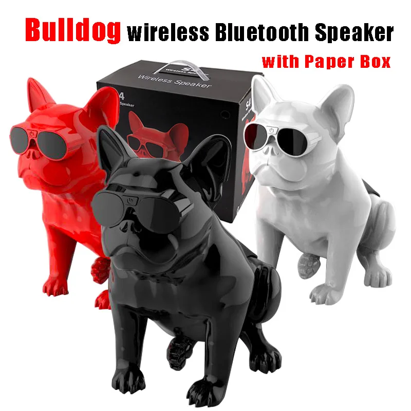 Makescc S4 беспроводной Bluetooth динамик бульдог динамик сабвуфер многофункциональные компьютерные колонки Портативный HIFI бас