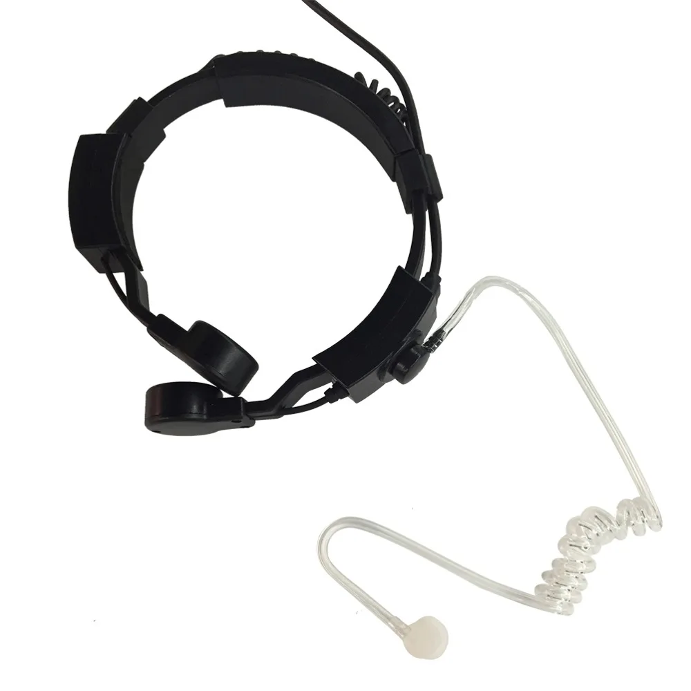 Новое PTT военное полицейское снаряжение горловина Mic Air Tube гарнитура для Kenwood TH-F7