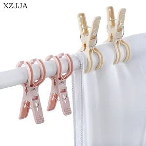 XZJJA 4 шт.компл. большой размер домашняя пластиковая прочная ветрозащитная прищепка для одежды полотенце зажим Одежда Одеяло для носков, сушка на стойках фиксаторы
