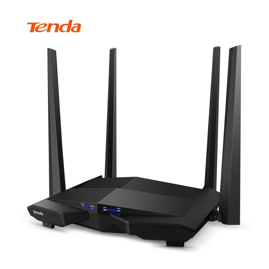 Tenda AC10 1167Mbps Wireless WiFi Router 4*5dBi Gain Antennas 2.4GHz + 5GHz Dual Band Wi-Fi Extender Support VPN Firewall | Компьютеры и