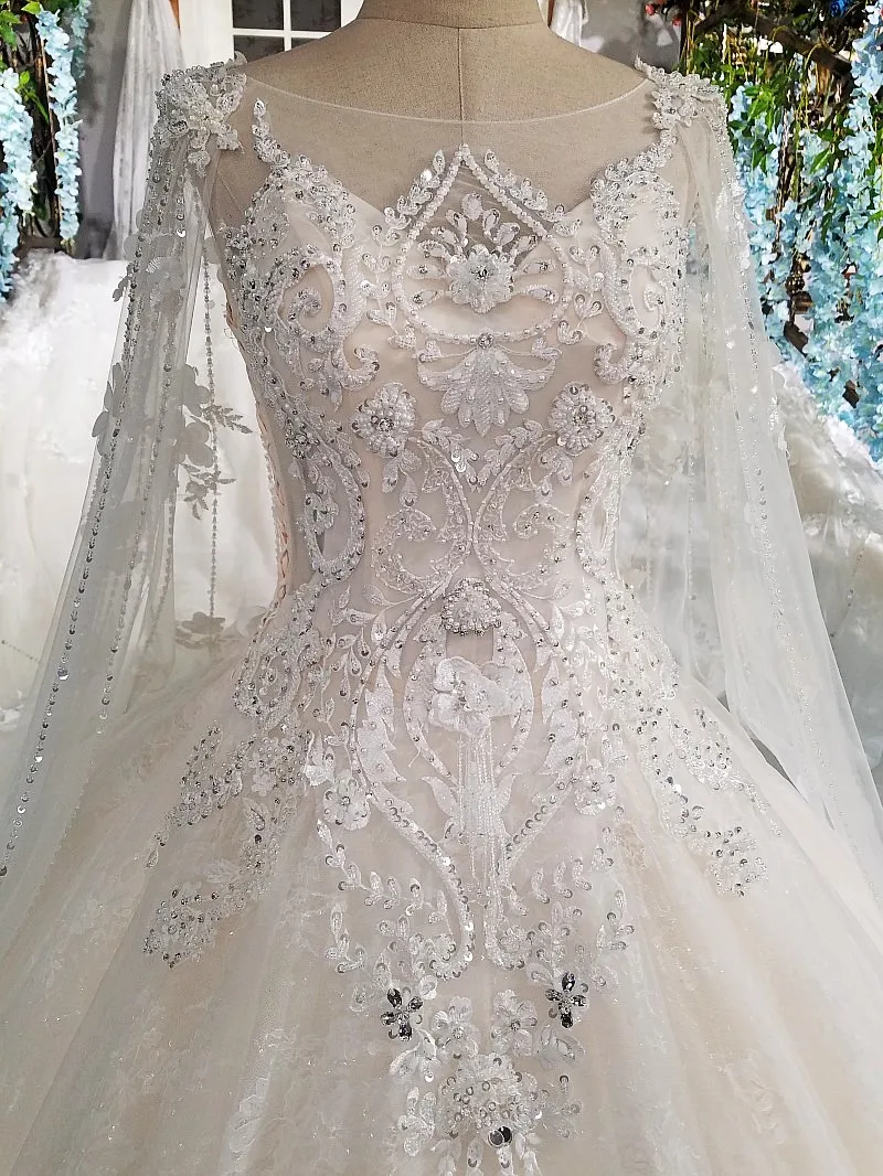 LS00178 кружевное платье с бисером и цветами короткими рукавами аппликацией иллюзия