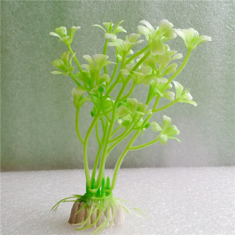 6pcs 3*11cm Underwater Artificial Aquatic Plant Ornaments Aquarium Fish Tank Water Grass Decor Landscape Decoration | Дом и сад