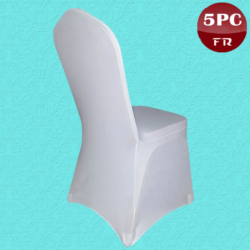 Эластичные универсальные чехлы для стульев из спандекса 5 шт.|chair covers for weddings|spandex