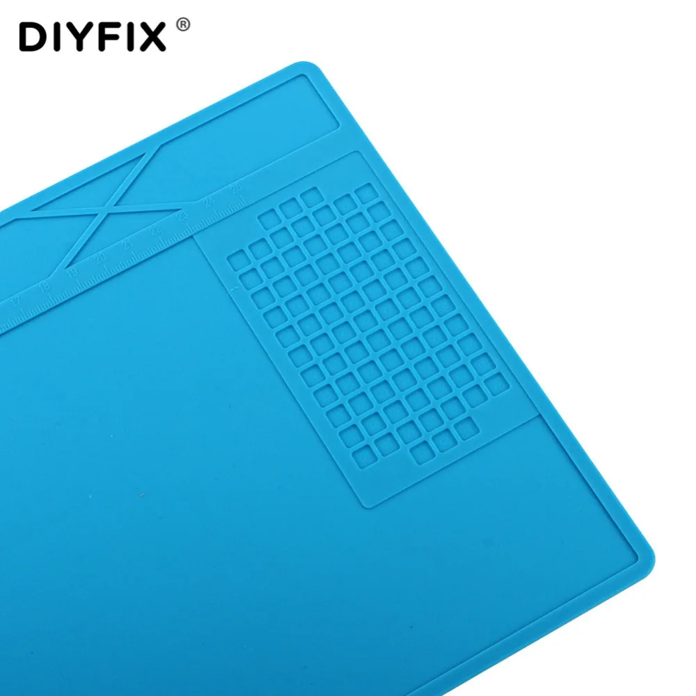Силиконовый коврик DIYFIX 31x21 см Теплоизоляционный Настольный платформа для