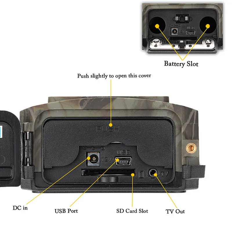 Охотничья камера для фото ловушек S680M 940NM 12MP HD 1080P Trail Camera MMS GPRS SMTP GSM ночное видение