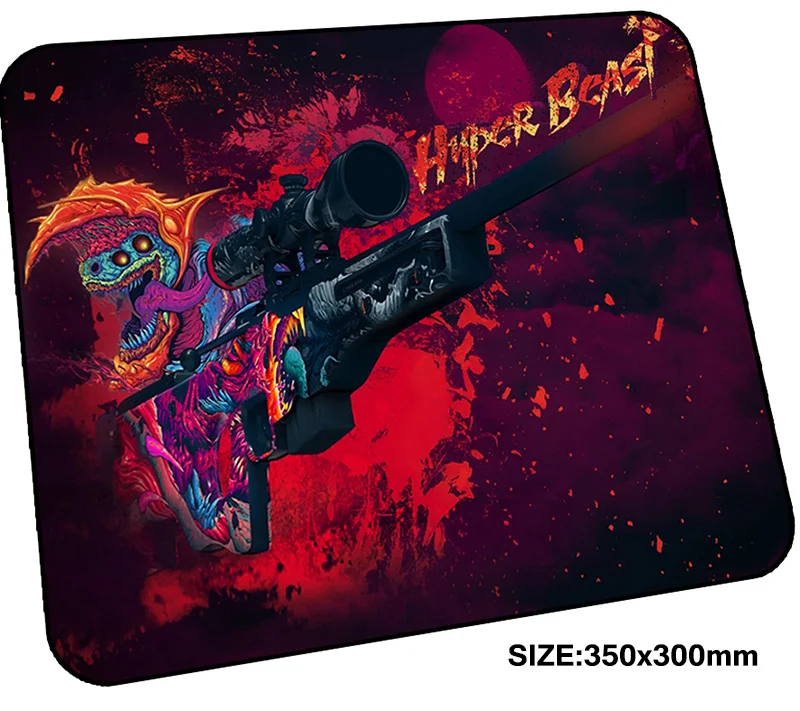 Игровой коврик для мыши cs go 350x300x3 мм игровой с узором HD аксессуары ноутбука и ПК