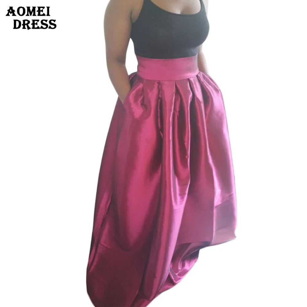 Юбка женская длиной 120 см винного зеленого синего желтого цветов|custom made skirts|skirts for