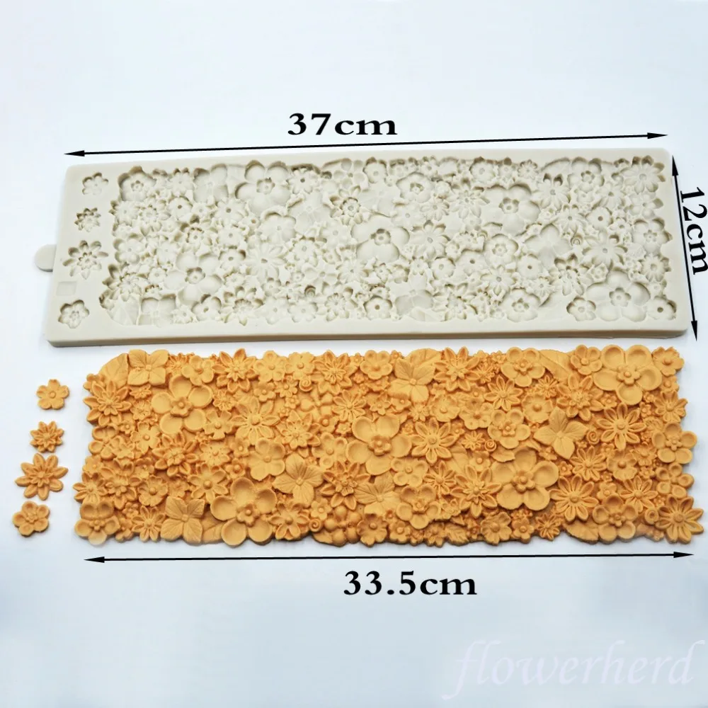 

Большой силиконовый коврик для выпечки, 37x12 см