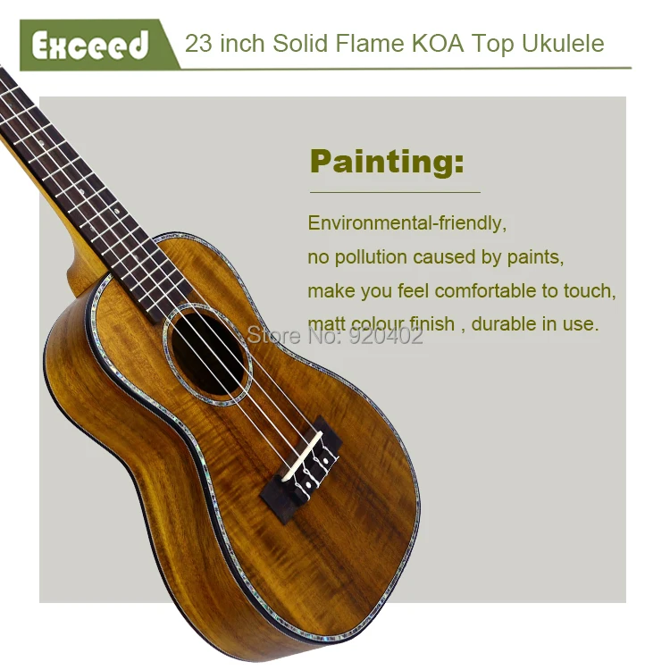 Free shipping 23&quot solid KOA top concert Ukulele Acoustic Guitar Hawaii guitar Music instrument uke handcraft guitarra ukelele | Спорт и