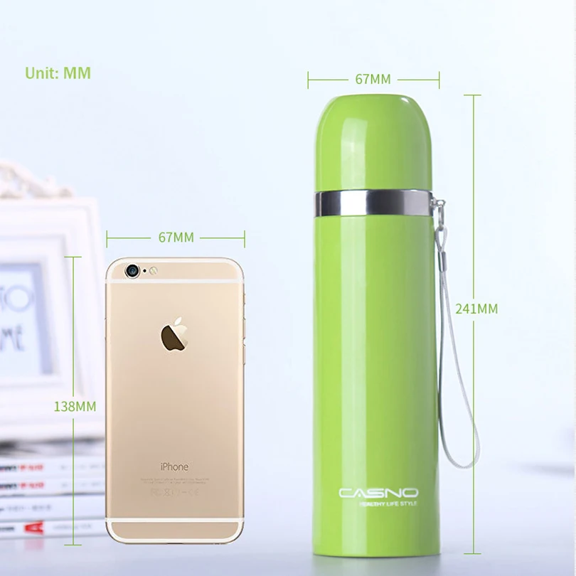 Термос из нержавеющей стали с двойными стенками 500 мл|bottle steel|bottle cap magic trickbottle pouch |