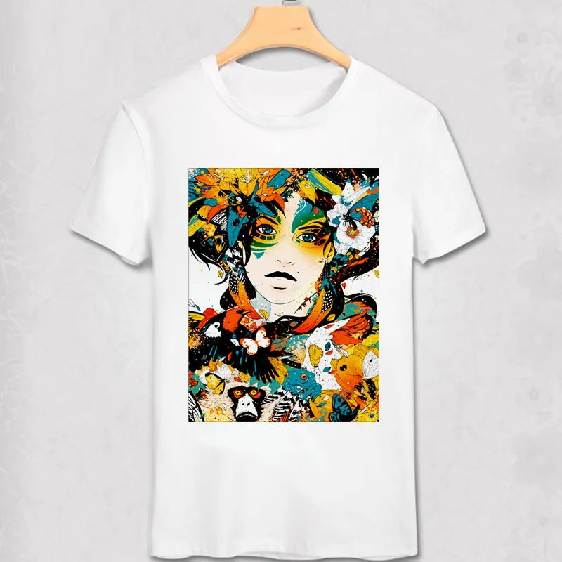 Мужская футболка с цветным принтом Janpan модная брендовая Футболка диджеев