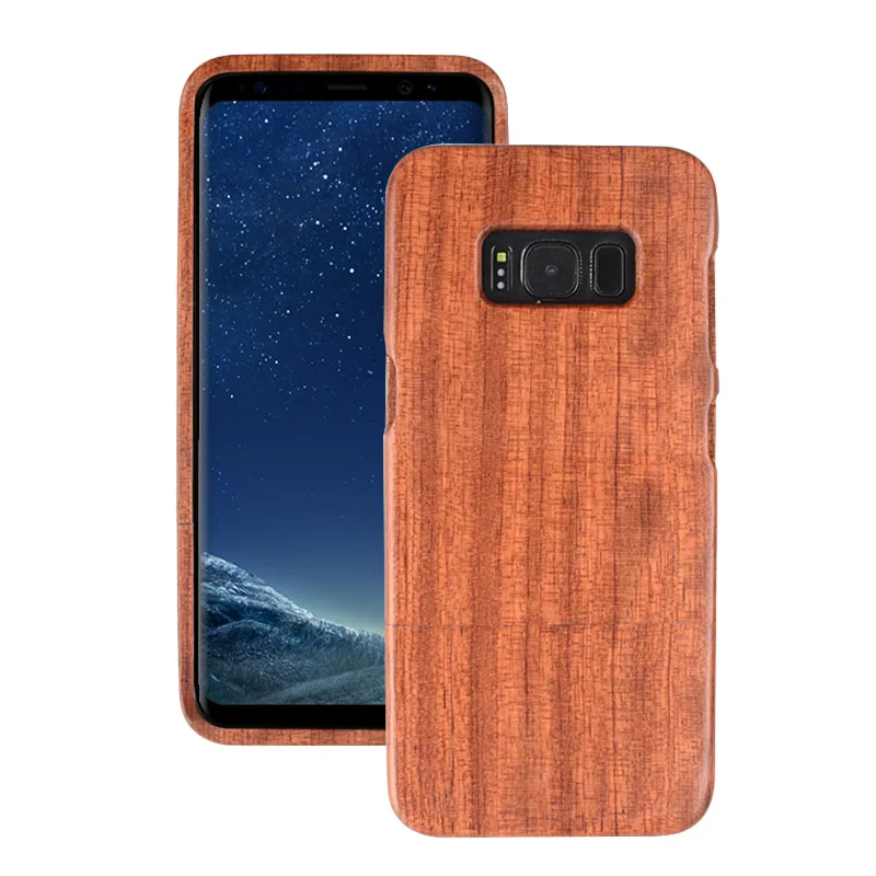 Оригинальный newoer природа палисандр чехол для Samsung Galaxy S8 телефона 100% реального