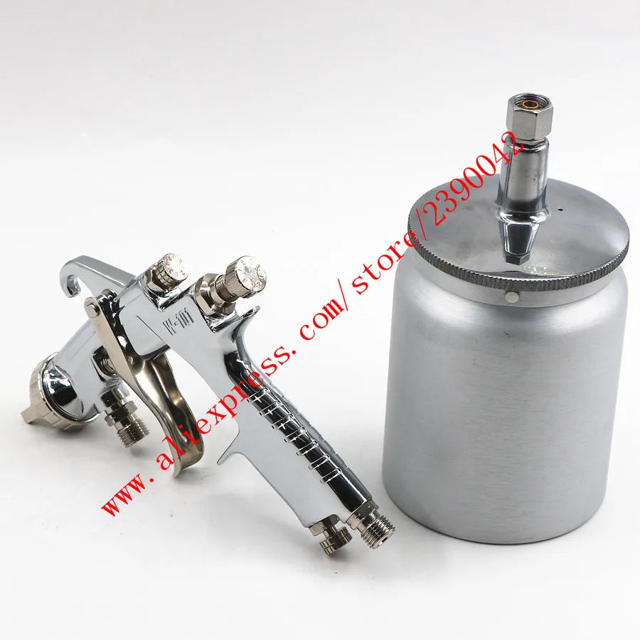 Japan W101 HVLP SiphonType Spray Gun 0.8/1.0/1.3/1.5/1.8mm 600ml W-101 Furniture Aotumotive Car | Инструменты