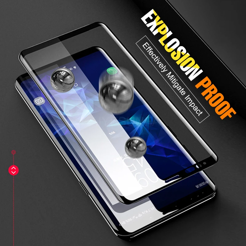 Закаленное стекло 20D для Samsung Galaxy S10e S8 S9 Plus полное покрытие Защита экрана Note 8 9