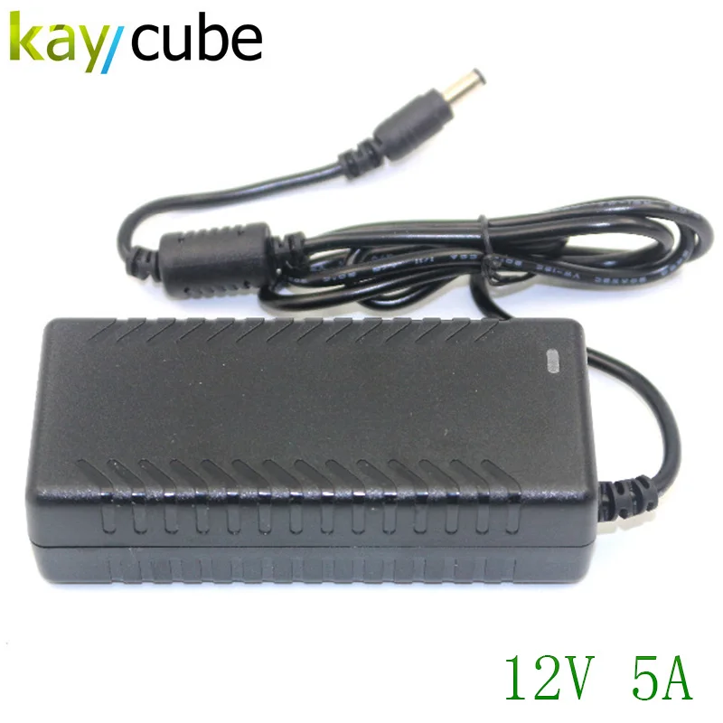 12 В 5A Мощность adaptertransformer Питание для Светодиодные ленты Light 5630 5050 3528 SMD 100 240 AC/DC