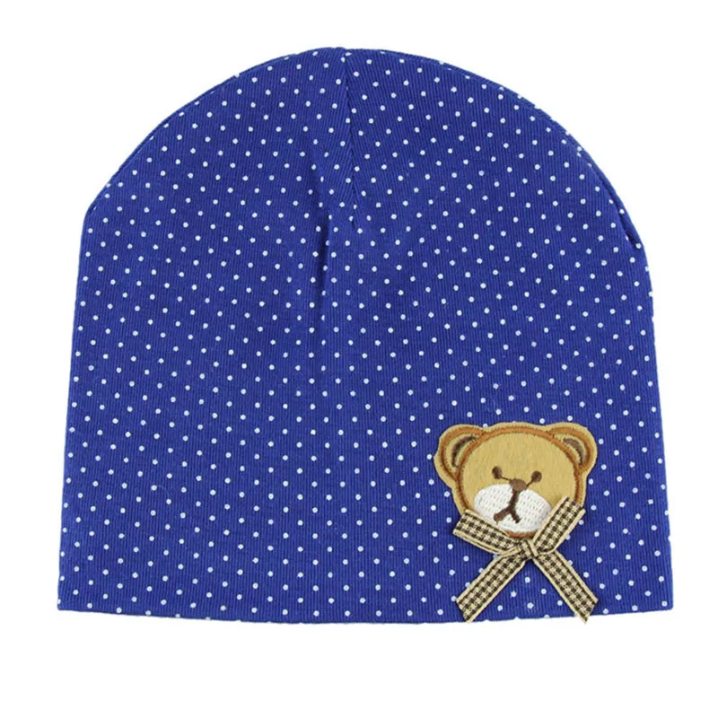 MUQDEW Kids Cap Hot Selling Spring Autumn Baby Head with Cute Little Bear Pattern Babys Cotton | Детская одежда и обувь