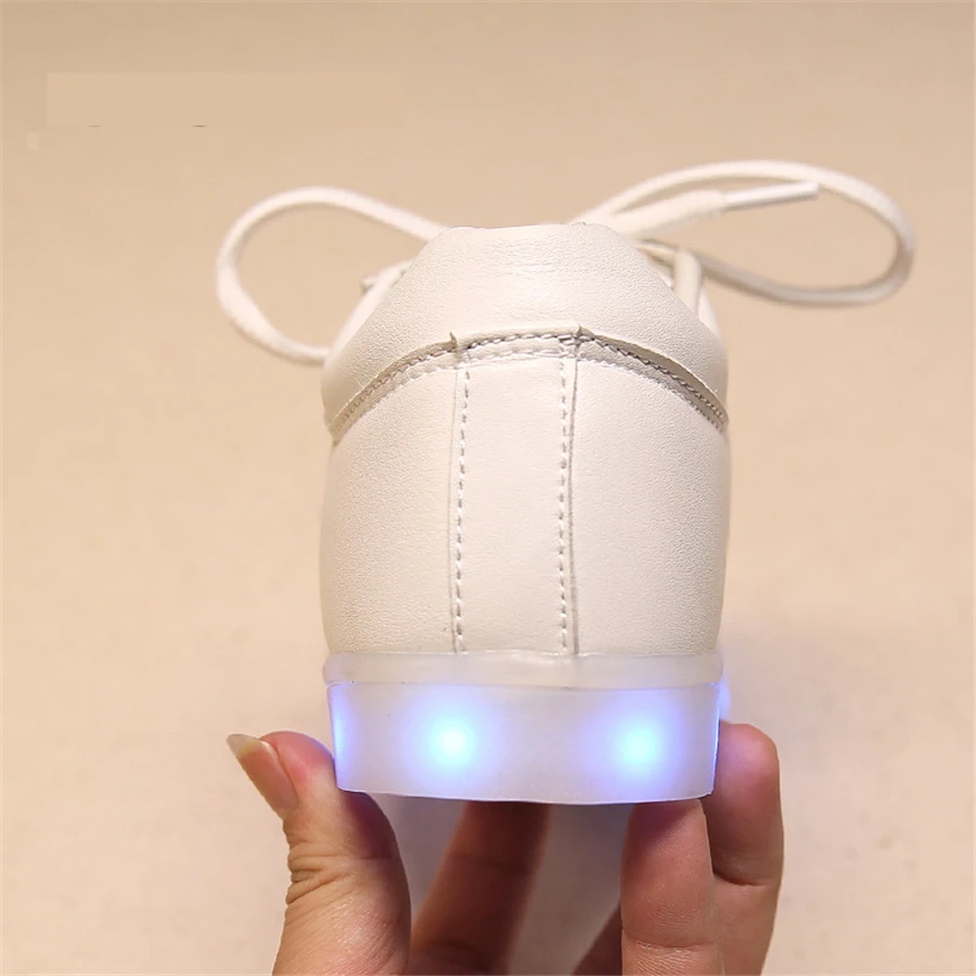 Дети света до Обувь с обувь зарядкой USB со светящимися подошва светит Детские