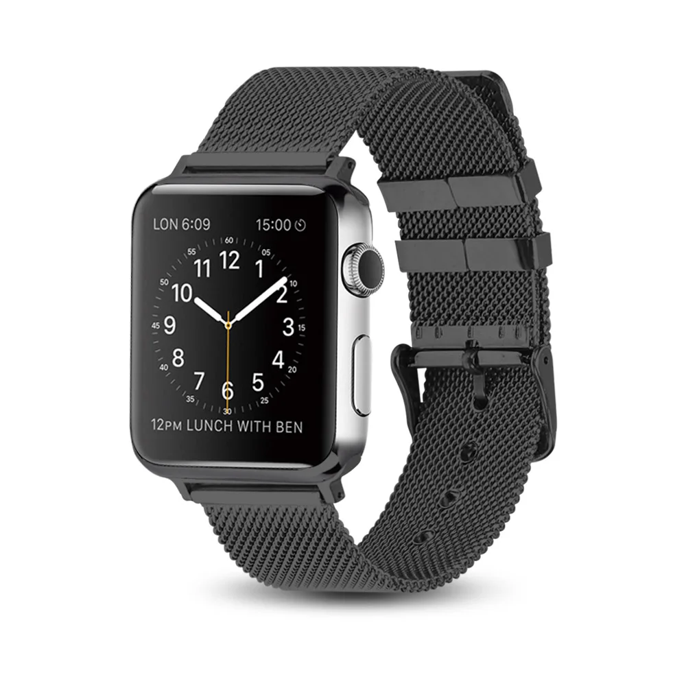 Горячая продажа Миланская петля для Apple Watch 1/2 ремешок iwatch из нержавеющей стали