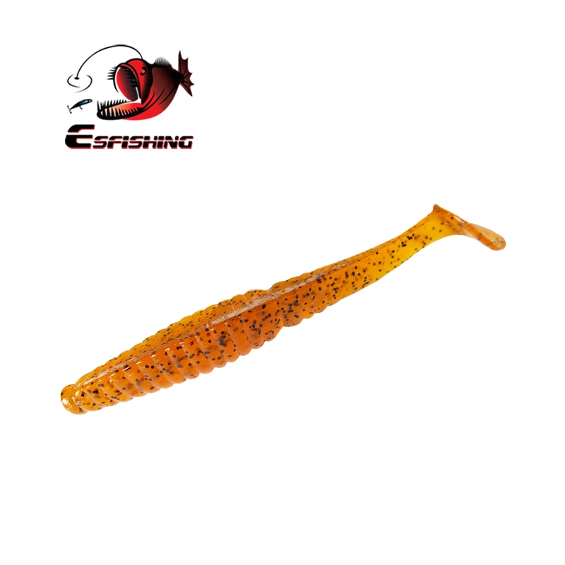 PA15 ESFISHING рыболовные воблеры, силиконовые приманки, мягкие приманки, шатаются, Shad 100 мм, 7,2 г, 6 шт., форель, песка, щука, запах - Цвет: PA15