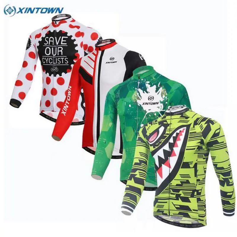 Одежда для велосипедистов Xintown Ropa Ciclismo Велоспорт трикотаж топы с длинными