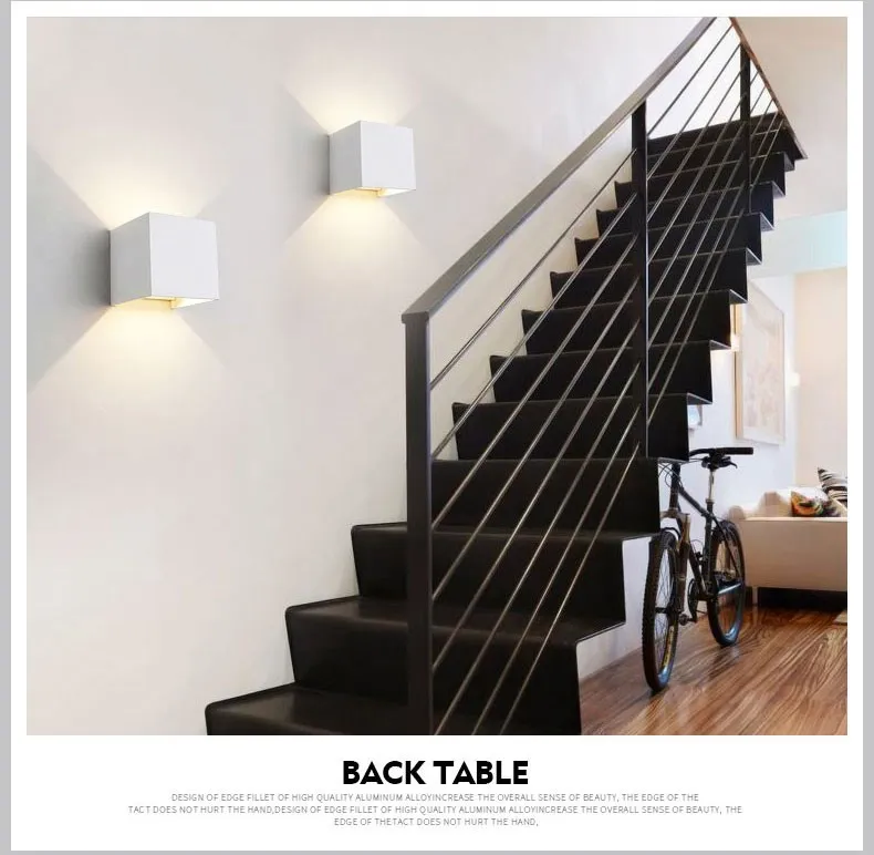 Настенный светильник ZYY водонепроницаемый IP65 7 Вт|cube wall lamp|adjustable lampswall lamp |