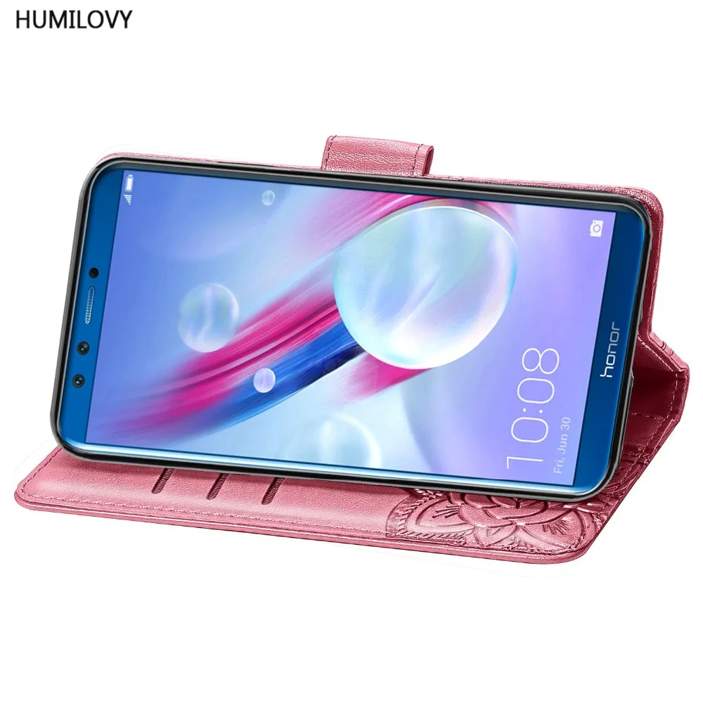 Для Huawei Honor 9 Lite чехол Honor9 Fundas Роскошный кожаный чехол-бумажник с откидной крышкой