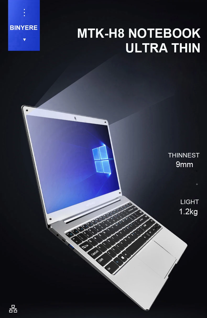 Ноутбуки 14 дюймов ноутбук 2 Гб ОЗУ DDR3 32 Гб EMMC ноутбук Intel четырехъядерный Z8350 ультрабук с ОС win10 ноутбук компьютер
