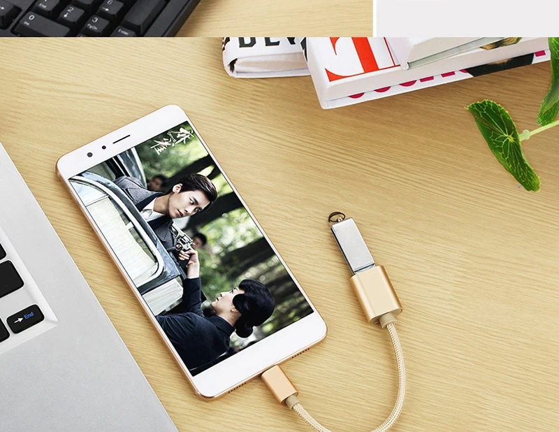 Оплетка type C USB OTG Кабель-адаптер кабель передачи данных для huawei P20 OPPO VIVO Tablet PC для Samsung Galaxy S8 S9 Plus смартфонов