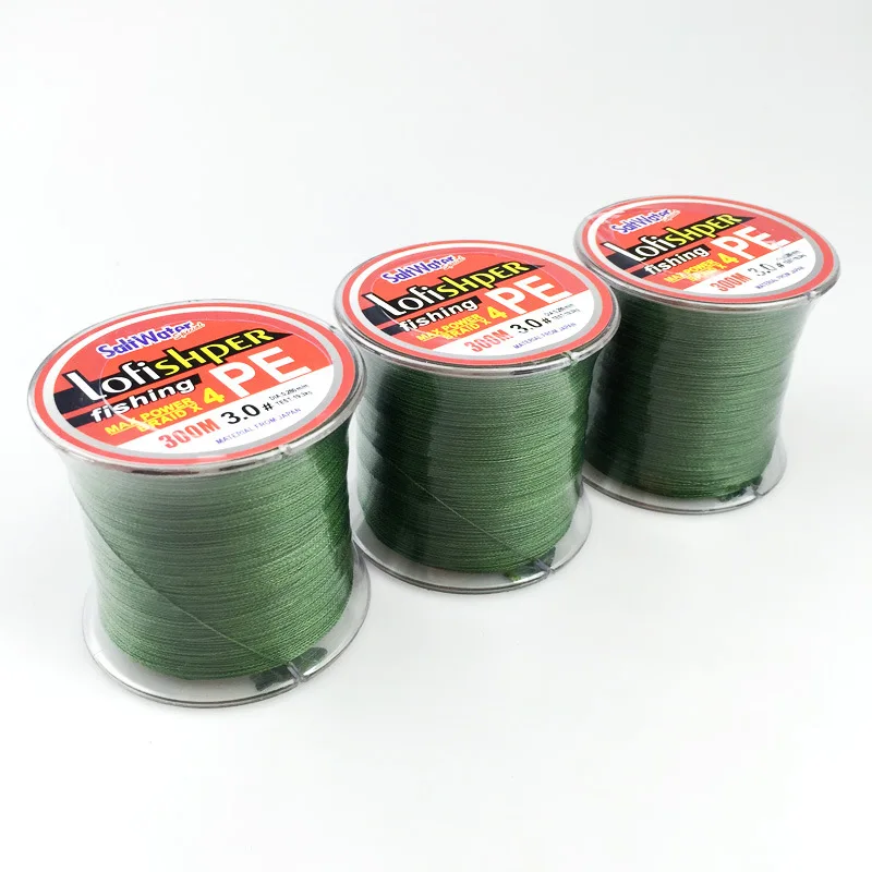 Катушка 300 м Полиэтиленовая нитка плетеная леска для подрывной ловли