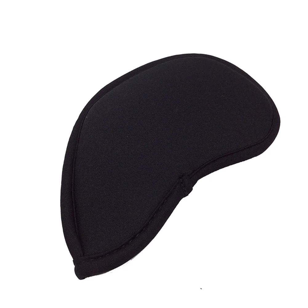 10 шт. черный гольф головы крышки неопрена с клуб железа клюшки крышка защиты