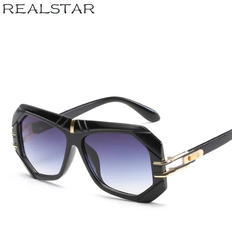 REALSTAR 2018 черные модные солнцезащитные очки Для женщин брендовый дизайн
