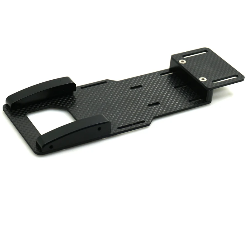 

1/10 RC Crawler Battery Bracket Carbon Fiber Battery Relocation Plate For Axial SCX10 II Ax90046Black
